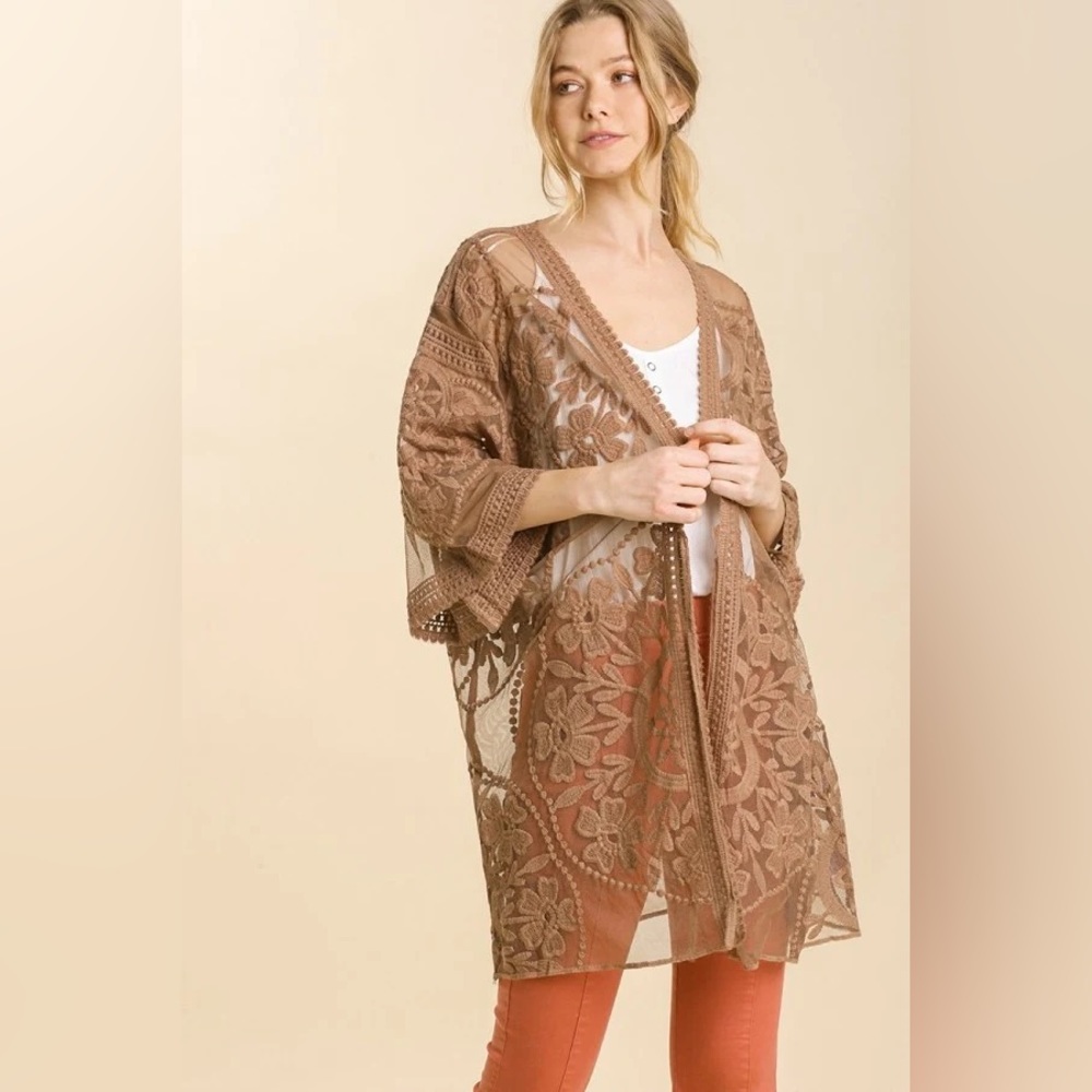 ✨UMGEE Mocha Kimono